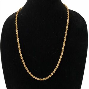 Monet Necklace Chain Gold Plated 27.5”